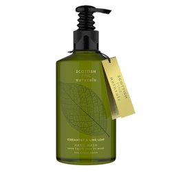 Scottish Fine Naturals Coriander & Lime Leaf Hand Wash 300ml Pump Bottle