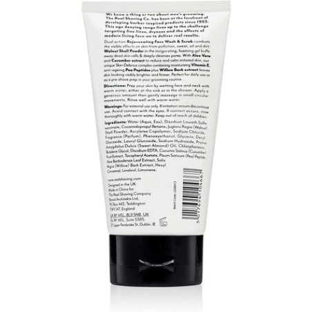 The Real Shaving Company Rejuvenating Face Wash and Scrub 180g