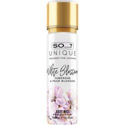 So...? Unique Women's White Blossom Body Mist Fragrance Spray 150ml