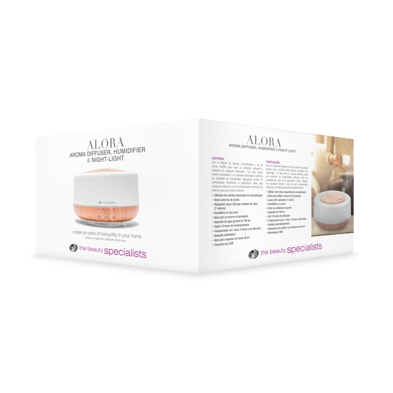 Rio Alora diffuseur aromatique Réservoir Beige, Blanc