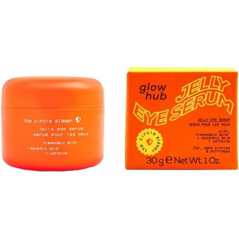 Glow Hub The Circle Slayer Jelly Eye Serum with Vitamin C and Caffeine for Dark Circles