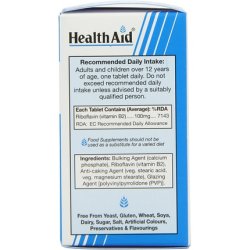 Vitamin B2 Riboflavin 100mg S/R 60 Tablets H