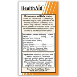 Vitamin C 500mg Chewable Orange Flavour 100 Tablets