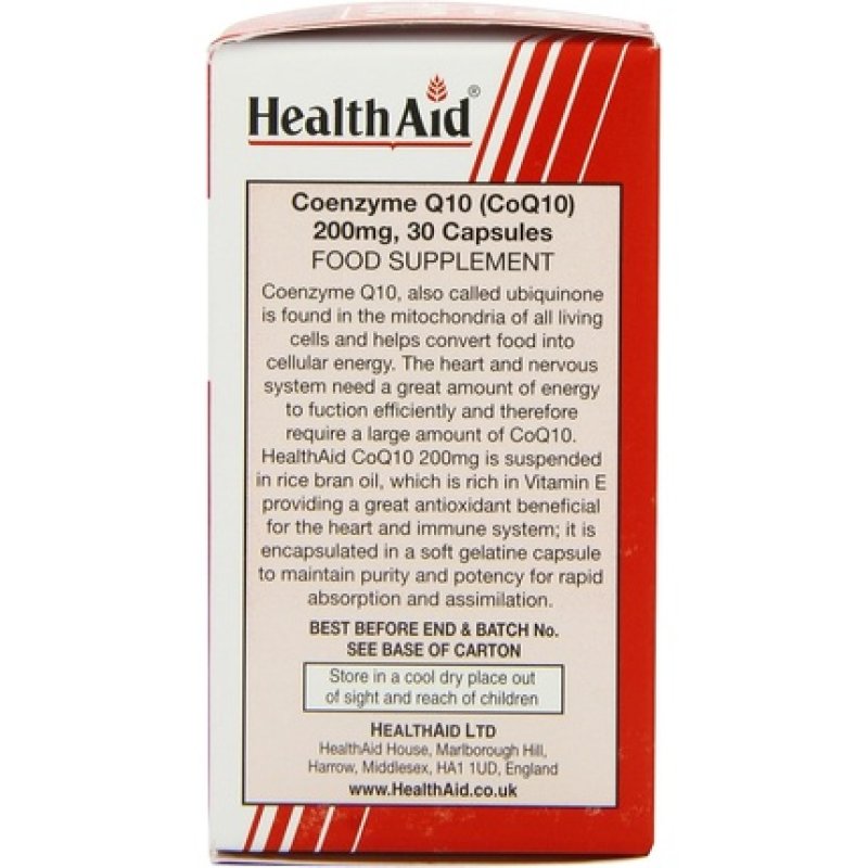 HealthAid CoQ-10 200mg 30 Capsules