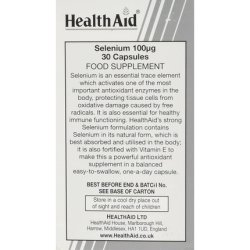 HealthAid Selenium 100ug 30 Capsules