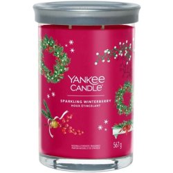 Yankee Candle Sparkling Winterberry Scented Candle in Glass - Large