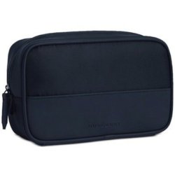Burberry Textile Makeup Bag In Dark Blue