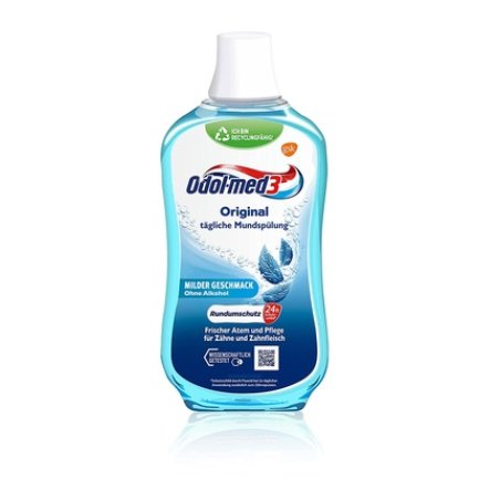 Odol-med3 Original Mouthwash Alcohol-Free 500ml