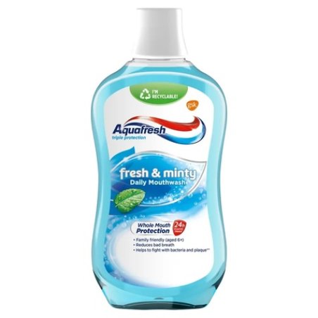 Aquafresh FreshMinty Mouthwash 500ml