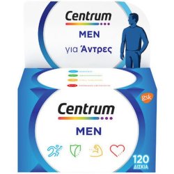 Centrum Men Multivitamin - Specially Designed For Men, 120 Tablets For Up To 4 Months Nutritional Support