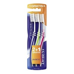 Dr. Best Original Toothbrush Medium - Pack of 2 1 Free