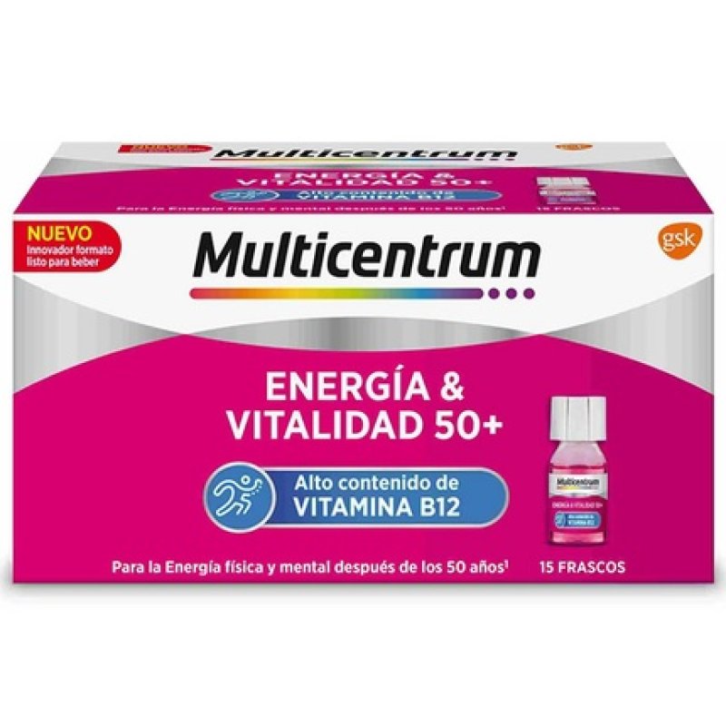 Multicentrum Energy Vitality 50 15x7ml - Pack of 15