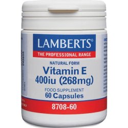 Lamberts Vitamin E 400 Iu Natural Form 60 Capsules
