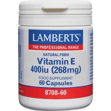 Lamberts Vitamin E 400 Iu Natural Form 60 Capsules