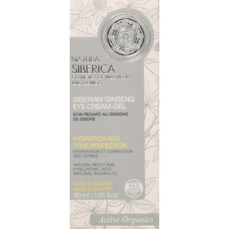 Natura Siberica Moisturizing and Toning Eye Cream-Gel with Ginseng