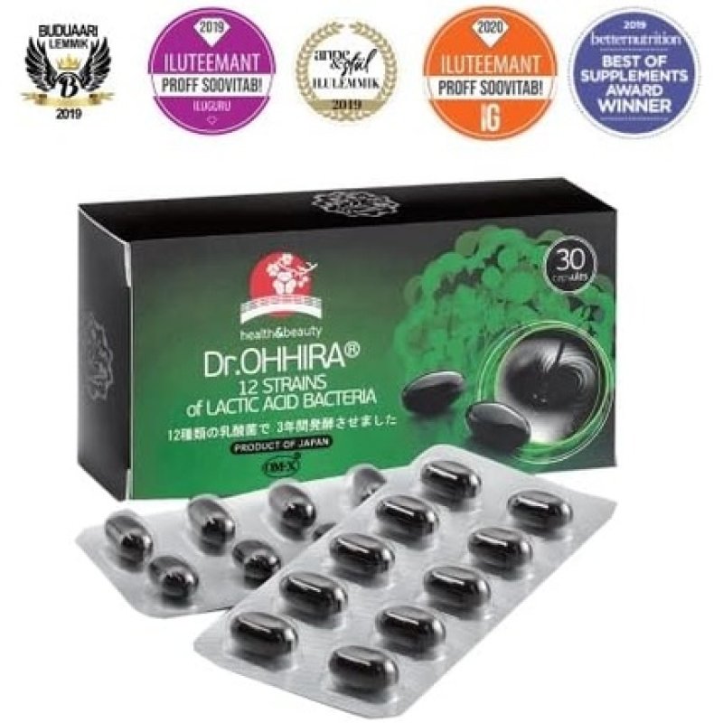Dr.OHHIRA 12 Strains of Lactic Acid and Mineral Complex 30 Capsules