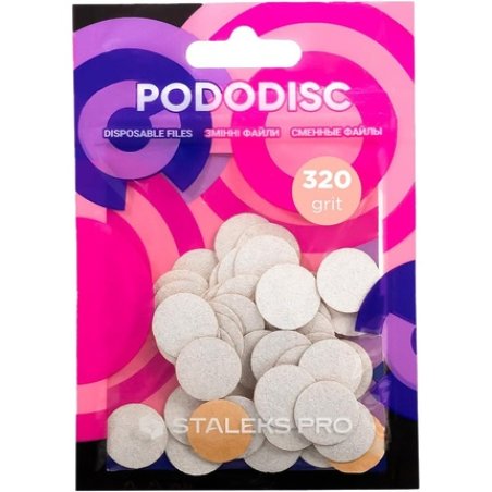 Staleks White Refill Pads for Pedicure Disc Pododisc Staleks Pro S 50