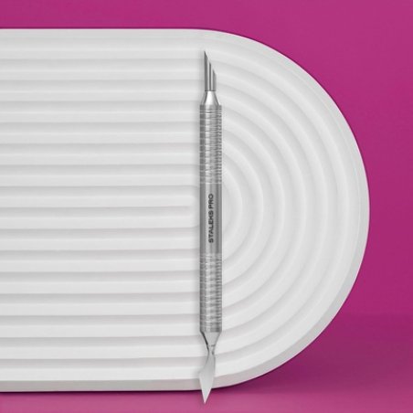 Staleks PE-100/1 Hollow Cuticle Pusher Manicure Expert Type 1 Slanted