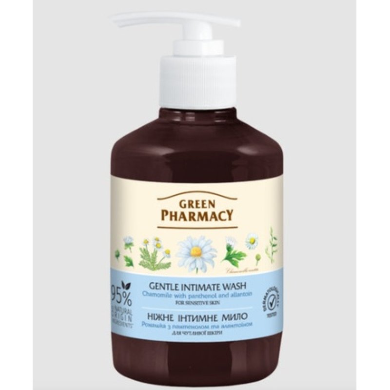 Liquid Soap for Intimate Care Green Pharmacy 370ml with Chamomile