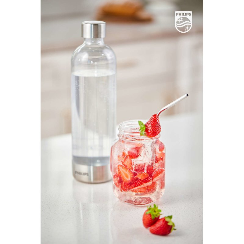 Philips ADD912/10 gourde Utilisation quotidienne 1000 ml Polyéthylène téréphthalate (PET), Acier inoxydable Acier