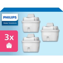 Philips Water Awp211/31 Water Filter Cartridge, Plastic, 100 Liters Pack Of 3