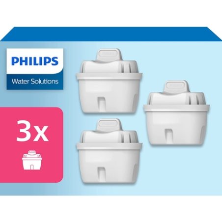 Philips Water Awp211/31 Water Filter Cartridge, Plastic, 100 Liters Pack Of 3