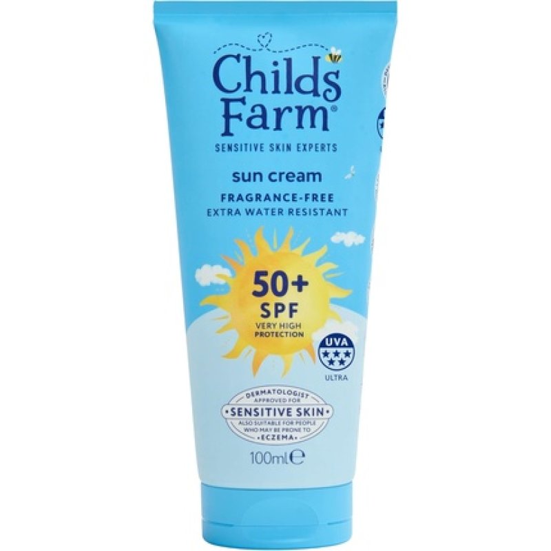 Childs Farm Kids & Baby Sun Cream SPF 50 UVA & UVB Very High Protection