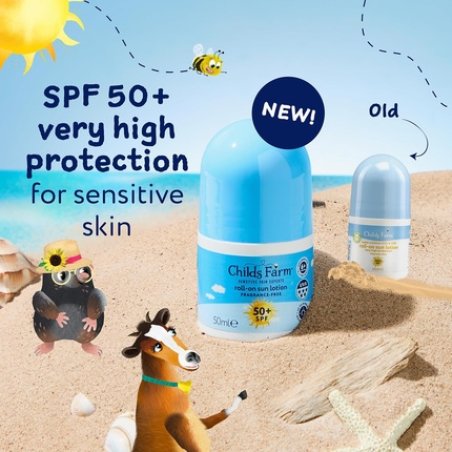 Childs Farm Kids & Baby Sun Lotion Roll-On SPF 50 UVA & UVB Very High