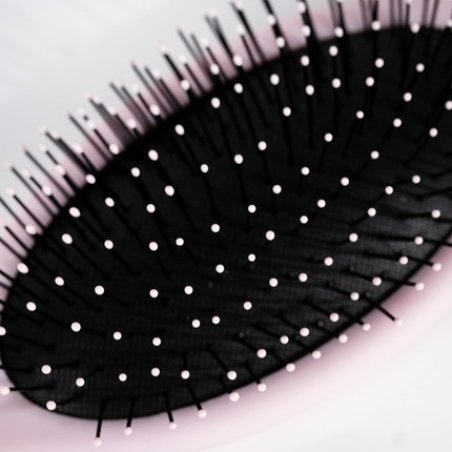 Brushworks Oval Detangling Hair Brush - Pink
