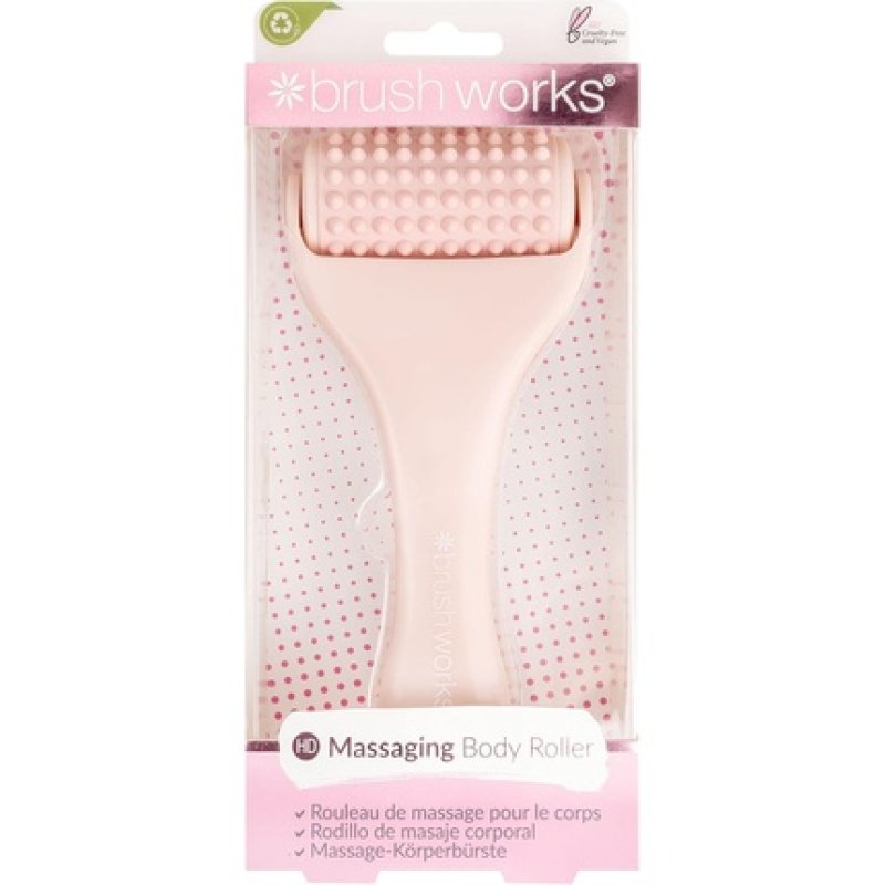 Brushworks Massaging Body Roller Pink One Size