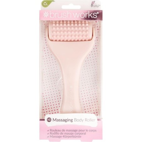 Brushworks Massaging Body Roller Pink One Size