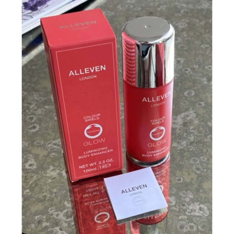 ALLEVEN London Colour Shield Glow Luminizing Body Enhancer in Ivory 100ml BNIB