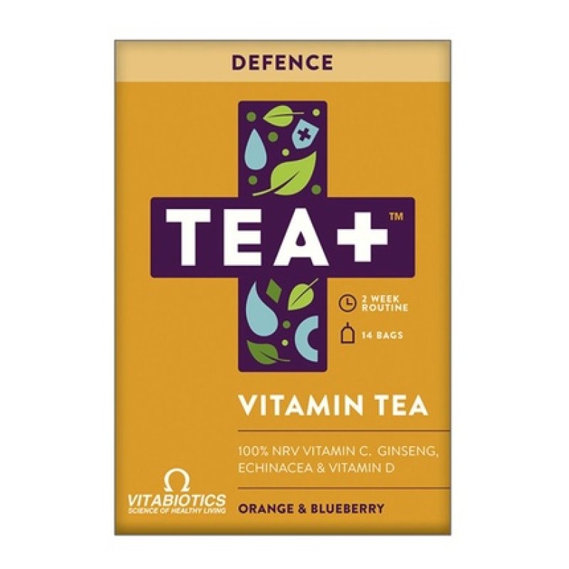 Vitabiotics Tea Defence Vitamin Tea Supporting Immunity With Vitamin C - 14 Bags
