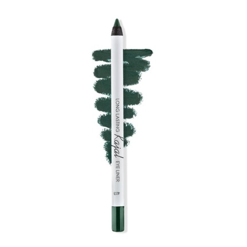 Lamel Long Lasting Gel Eyeliner Kajal Smudgeproof Waterproof High Pigment Formula 1.4g/0.05oz Green