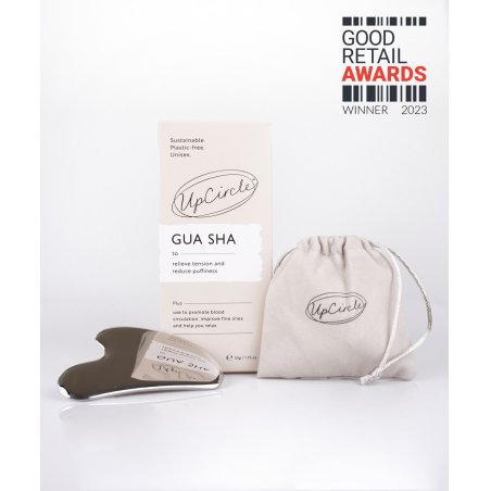 Upcircle Gua Sha Facial Tool - Relieves Tension and Aids Lymphatic Drainage