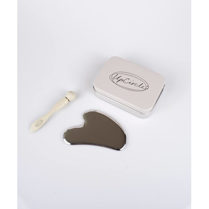 Upcircle Gua Sha Facial Tool - Relieves Tension and Aids Lymphatic Drainage