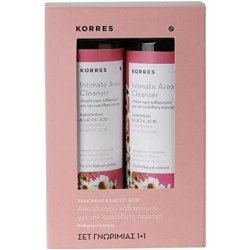 Korres Chamomile & Lactic Acid Intimate Area Cleanser 250ml - Pack of 2