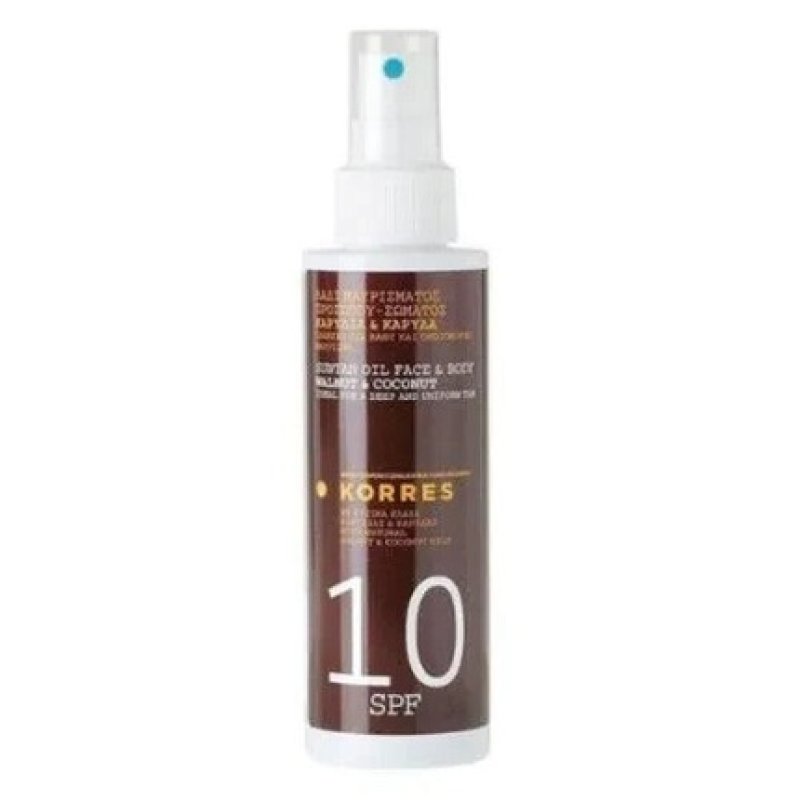 Korres Walnut Coconut Sustain Oil Face Body SPF 10 150ml/5.07 fl. oz.