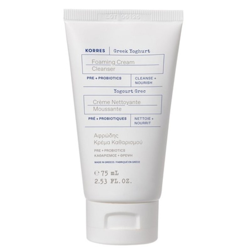 Korres Greek Yoghurt Creamy Face Wash Gel 75ml