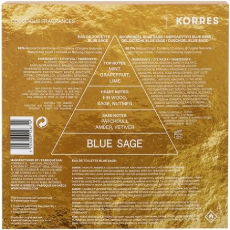 Korres Blue Sage Eau De Toilette & Shower Gel