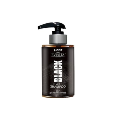 Evialia Black Shampoo Chromo Shampoo With Wheat Proteins And Aloe Vera - 300ml