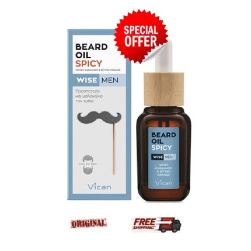 Vican Wise Men Spicy Beard Oil 30ml