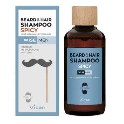 Vican Wise Men Beard & Hair Shampoo Spicy - 200ml