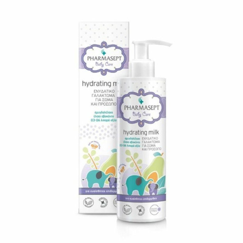 Pharmasept Baby Care Hydrating Milk Baby Moisturizing Emulsion For Body & Face With Vegetable Oils