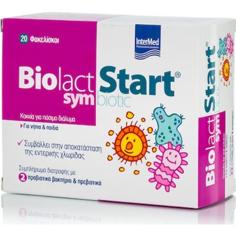 Intermed Biolact Start Symbiotic 20 Sachets - Probiotic Dietary Supplement