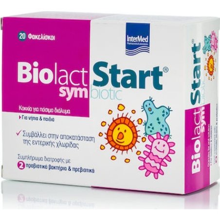 Intermed Biolact Start Symbiotic 20 Sachets - Probiotic Dietary Supplement