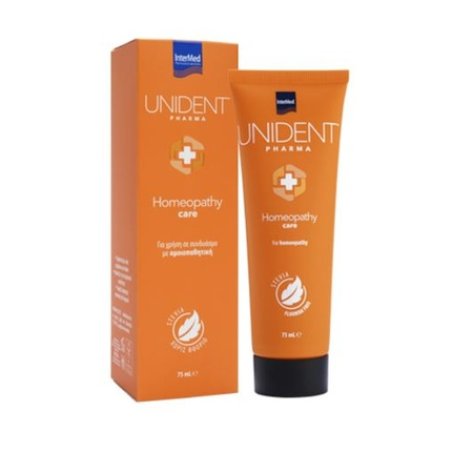 Intermed Intermed Unident Pharma Homeopathy Care Toothpaste For Use In Combination With Homeopathy 75ml