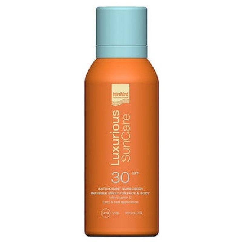 Luxurious Antioxidant Sunscreen Invisible Spray Spf 30 - 100ml