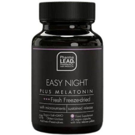 Pharmalead Black Range Easy Night Plus Melatonin - 30 Plant Capsules