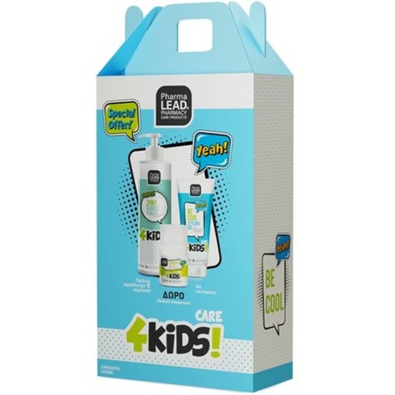 Pharmalead Pharmalead 4kids Boys 2in1 Promo Pack - Bubble Fun 500ml, Be Cool Styling Gel 150ml, And Free Roll On 50ml